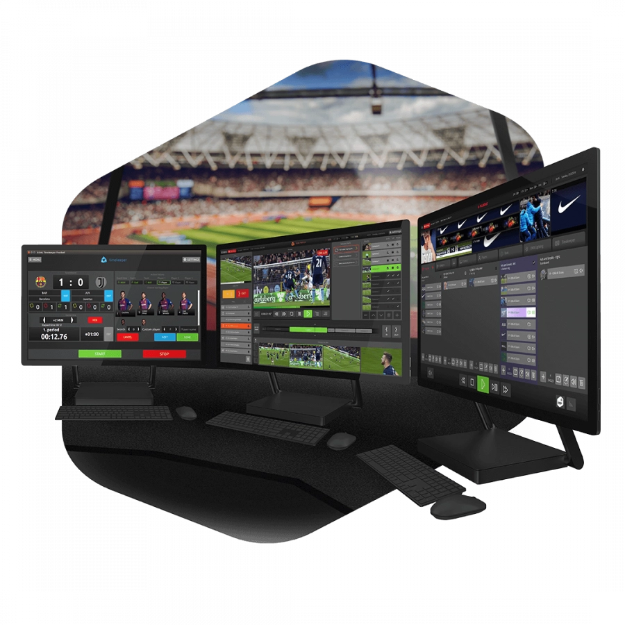 Software for production of game-day shows in stadiums and sport arenas