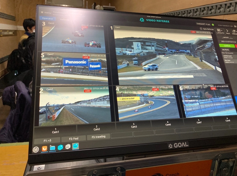 Video Referee Car Racing at Japan