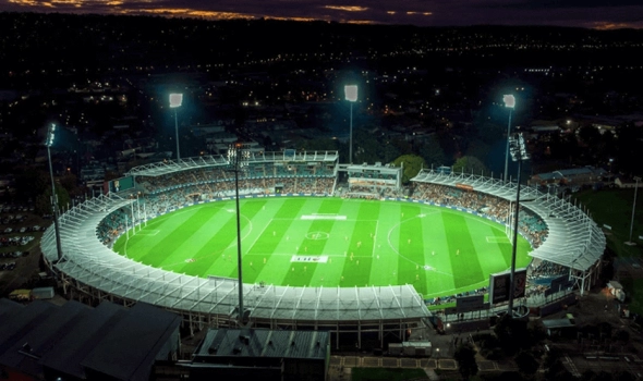 York Park LED perimeters University of Tasmania Stadium