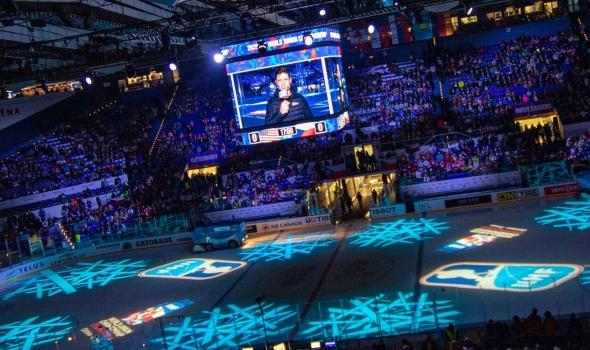 Center Hung Live production at IIHF WJC 2020