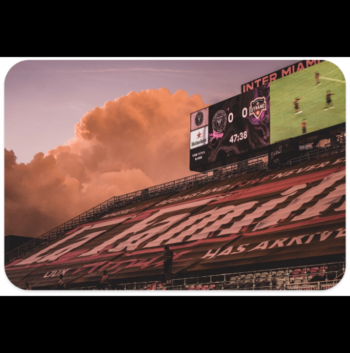 Inter Miami's DRV PNK Scoreboard by Goal Sport Software