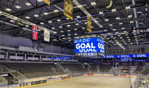 Stavanger Oilers Media Cube Design and Construction by Goal Sport Software