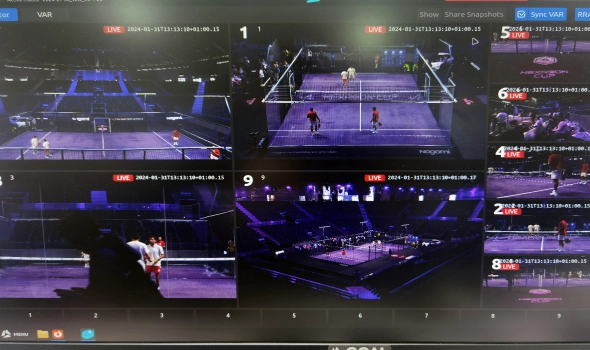 Padel hexagon cup Madrid powered by GS Video Referee System